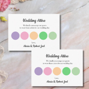  Attire Wedding  Enclosure Card