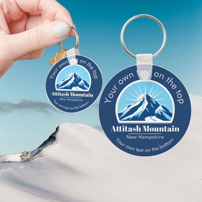 Attitash Mountain New Hampshire ski resort gift  Key Ring (Creator Uploaded)