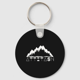 Attitash Skiing And Mountain Winter Sport Key Ring