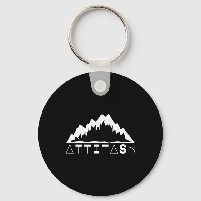 Attitash Skiing And Mountain Winter Sport  Key Ring (Front)