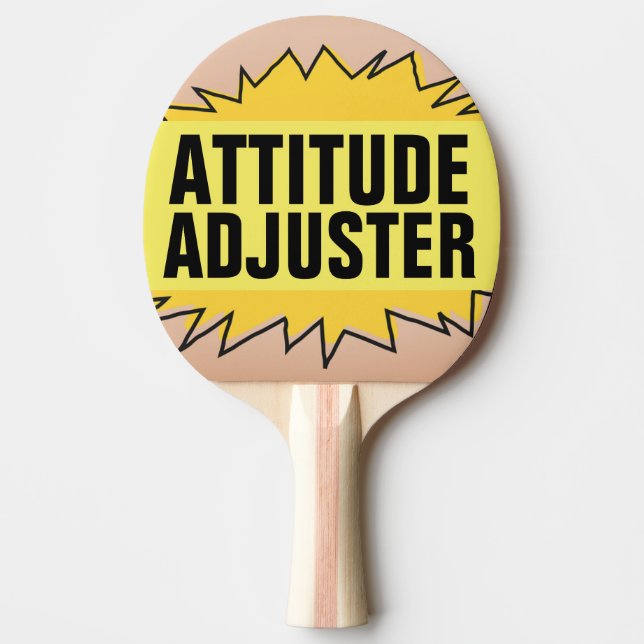 ATTITUDE ADJUSTER SPANKING PING PONG PADDLES (Front)