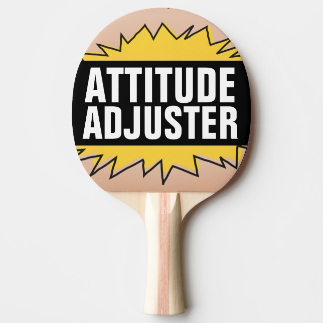 ATTITUDE ADJUSTER SPANKING PING PONG PADDLES (Front)