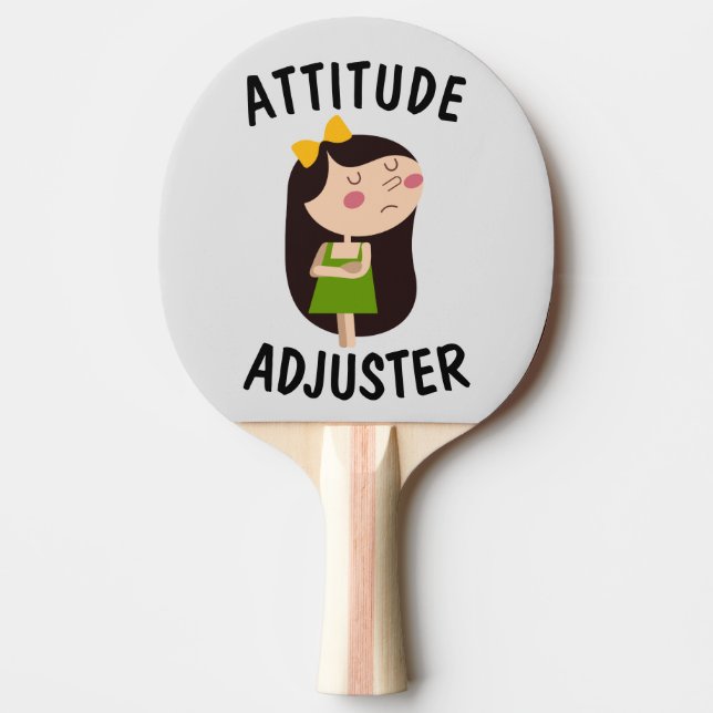 ATTITUDE ADJUSTER WEDDING PADDLE GIFT FOR WIFE (Front)
