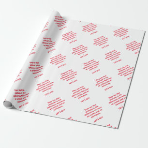 Attitude - difference between Ordeal and Adventure Wrapping Paper