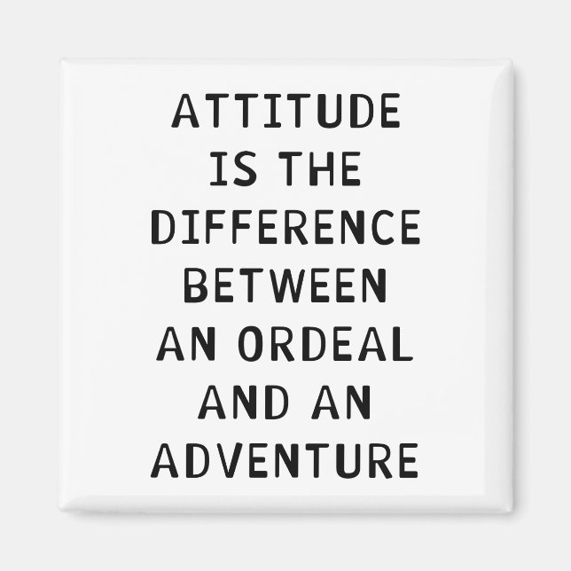 Attitude Difference Magnet (Front)