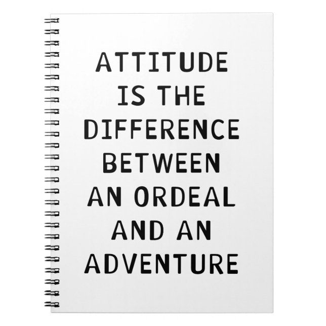 Attitude Difference Notebook (Front)