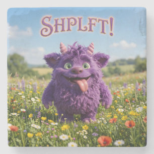 Attitude Fantasy Furry Critter Stone Coaster