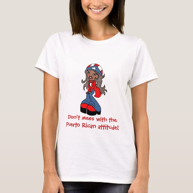 Attitude Girl T-Shirt (Front)