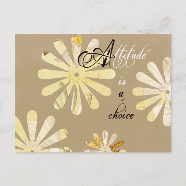 Attitude is a Choice Postcard (Front)