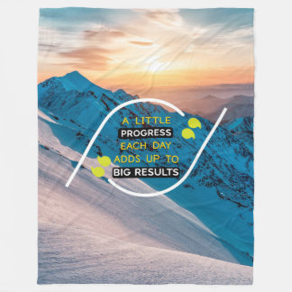 Attitude Is A Little Thing That Makes A Big Differ Fleece Blanket