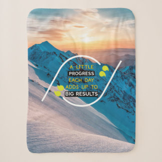 Attitude Is A Little Thing That Makes A Big Differ Sherpa Blanket