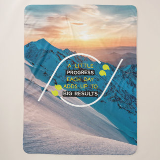 Attitude Is A Little Thing That Makes A Big Differ Sherpa Blanket