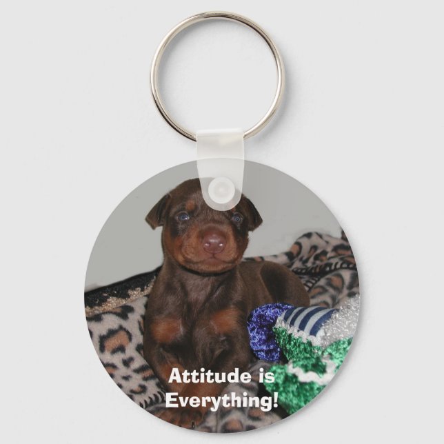 Attitude isEverything! Key Ring (Front)