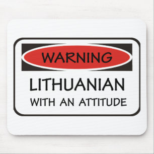 Attitude Lithuanian Mouse Mat
