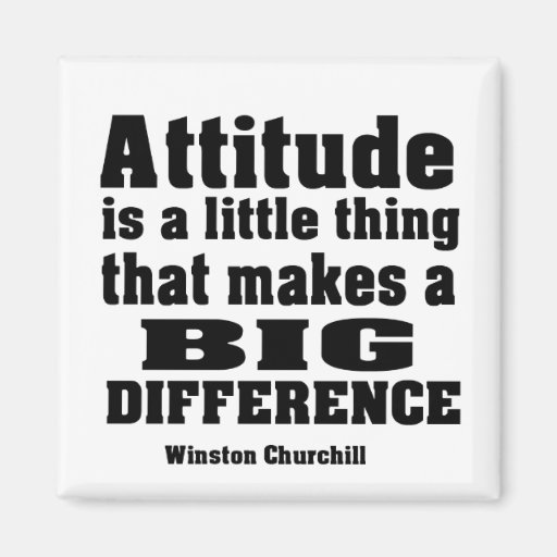Image of Attitude makes a big difference Magnet
