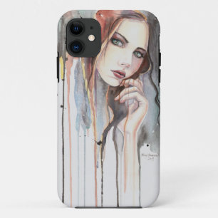 Attitude Modern Art Portrait of a Woman iPhone 11 Case