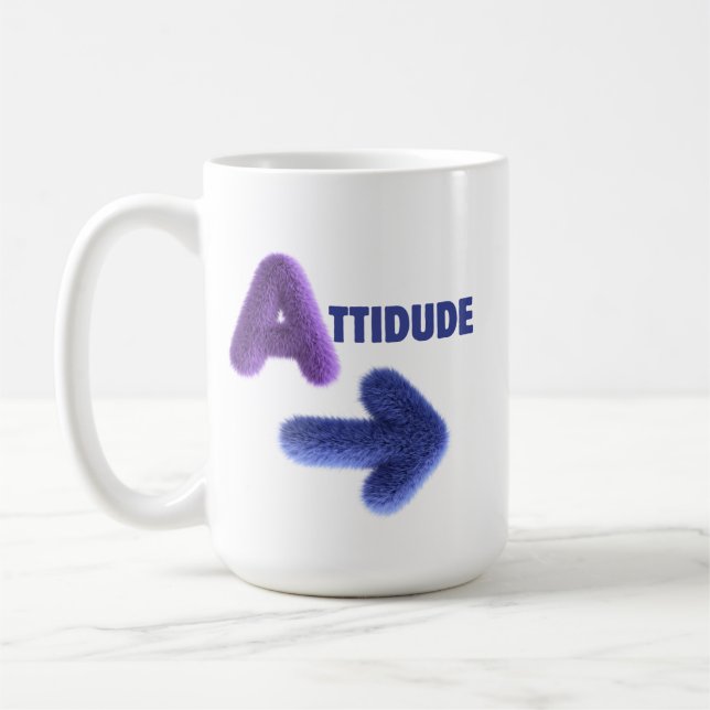 Attitude of Gratitude Coffee Mug Sober Life (Left)