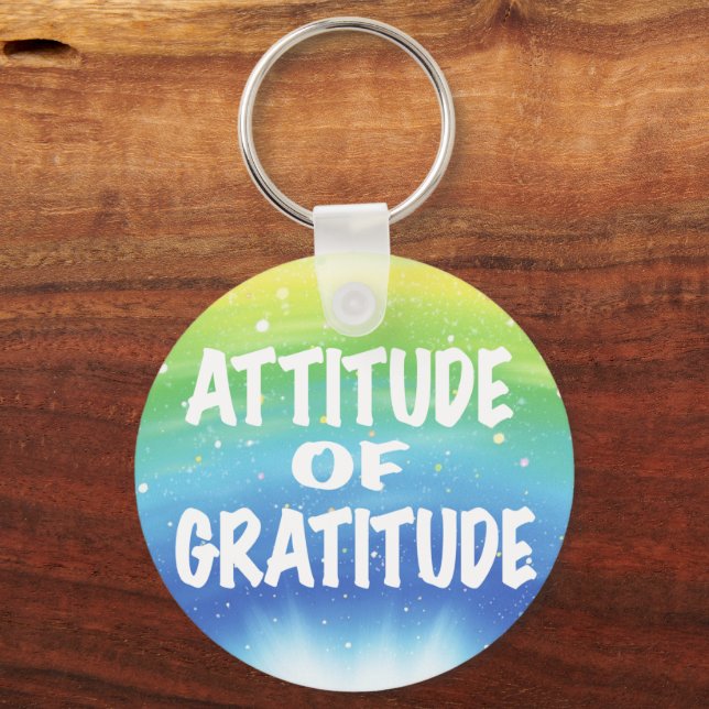 Attitude of Gratitude Key Ring (Front)