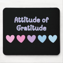 Attitude of Gratitude Mouse Pad Sober Life