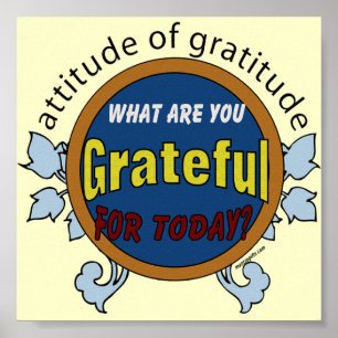 Attitude of Gratitude Poster