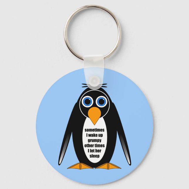 attitude penguin key ring (Front)
