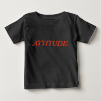 "Attitude" text Kid T-shirt.