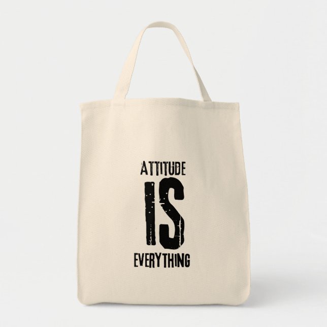 Attitude  tote bag (Front)