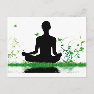 attitude zen postcard