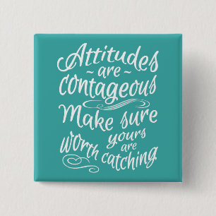 ATTITUDES custom colour motivational buttons