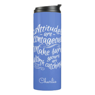 ATTITUDES custom monogram & colour tumbler