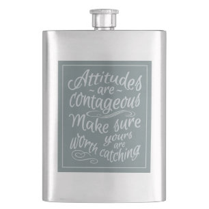 ATTITUDES motivational flask