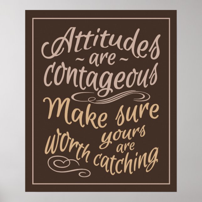 ATTITUDES motivational poster (Front)