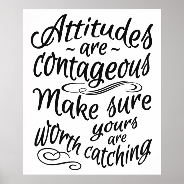 ATTITUDES motivational poster (Front)
