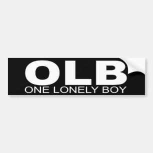 Attitudes - "One Lonely Boy" Bumper Sticker