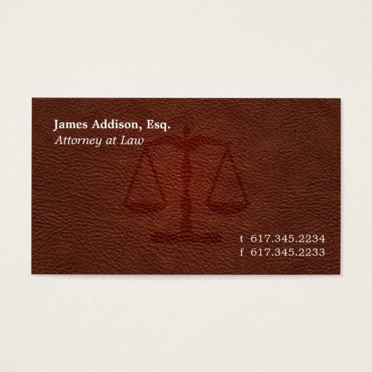 Attorney 102 business card