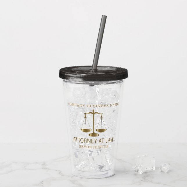 Attorney At Law Acrylic Tumbler (Back Ice)