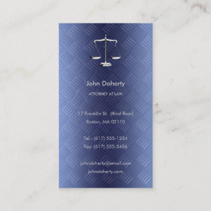 ATTORNEY AT LAW BUSINESS CARD