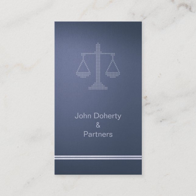 ATTORNEY AT LAW - Business Card (Front)
