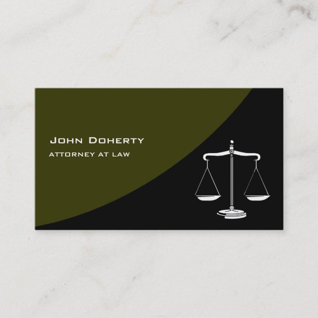 ATTORNEY AT LAW - Business Card (Front)
