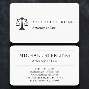 Attorney at Law Business Card