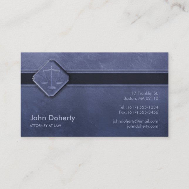ATTORNEY AT LAW - Business Card (Front)