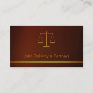 ATTORNEY AT LAW - Business Card