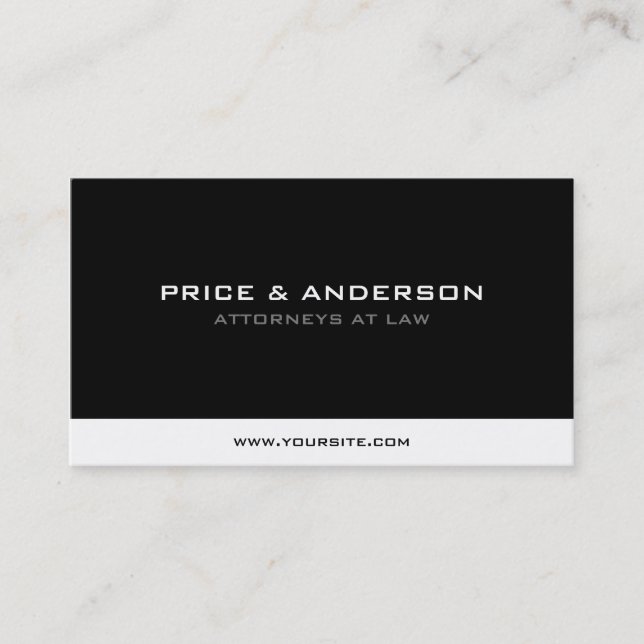 Attorney at Law - Business Cards (Front)