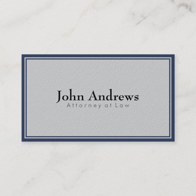 Attorney at Law - Business Cards (Front)