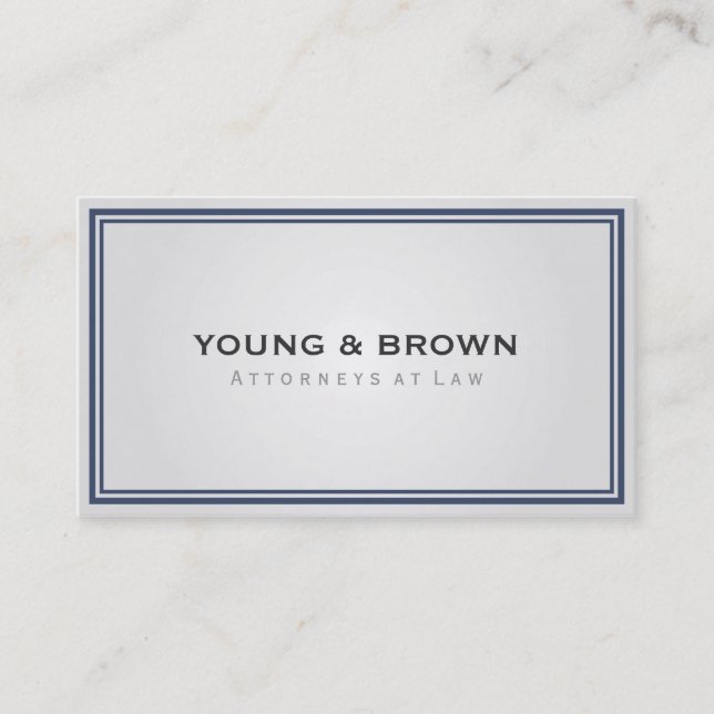 Attorney at Law - Business Cards (Front)