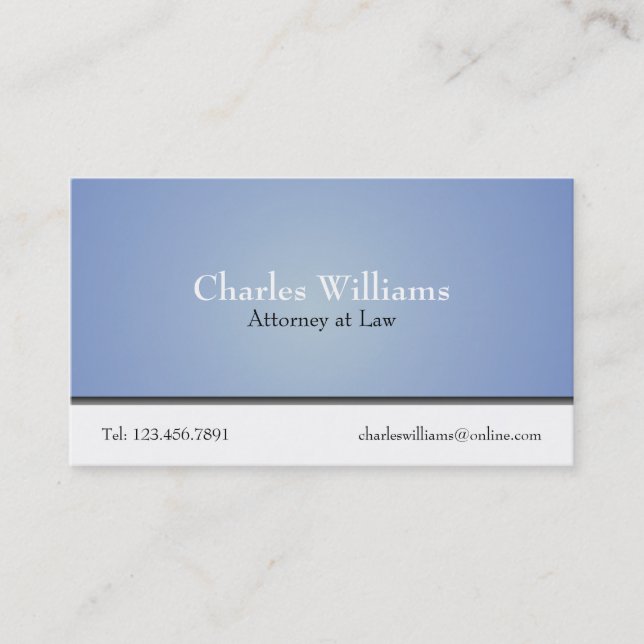 Attorney at Law - Business Cards (Front)