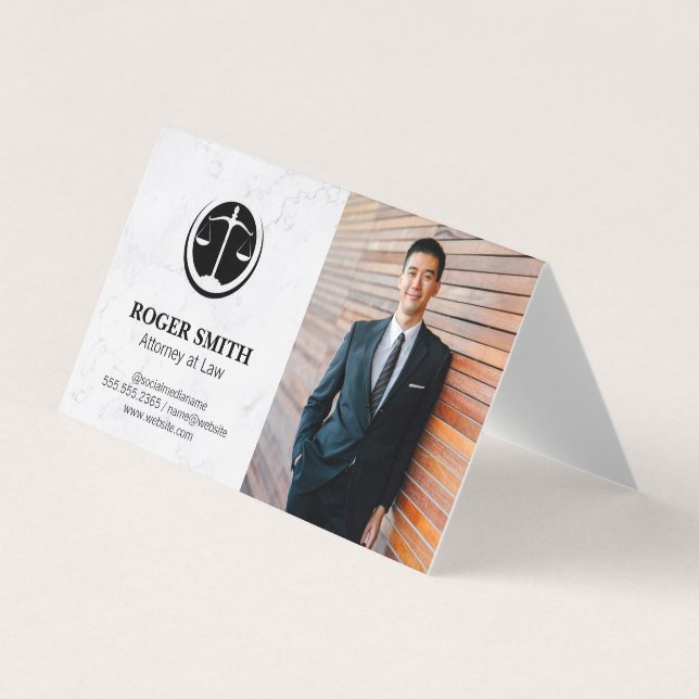 Attorney at Law | Business School Business Card (Front)