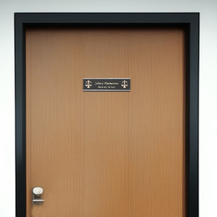 Attorney At Law Door Personalise Door Sign