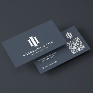 Attorney at Law Firm Pillars Charcoal Professional Business Card