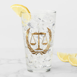Attorney at Law Gold Glass